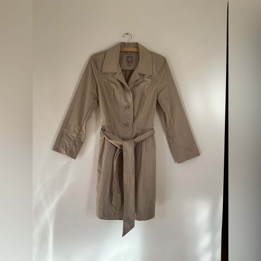 J Jill Lightweight Trench Coat size S